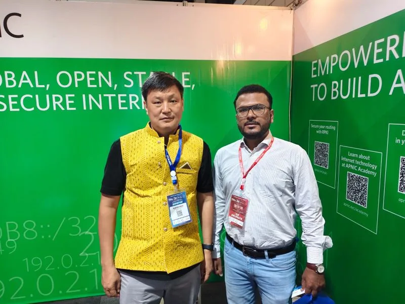 Abdul Rauf Qureshi with Mr. Bayar Batjargal at ITCN Asia 2026